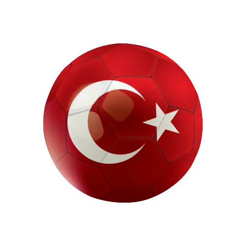 The flag of turkey on a soccer ball, the Turkish translation of the Yasha Ahayah Bible Scriptures.