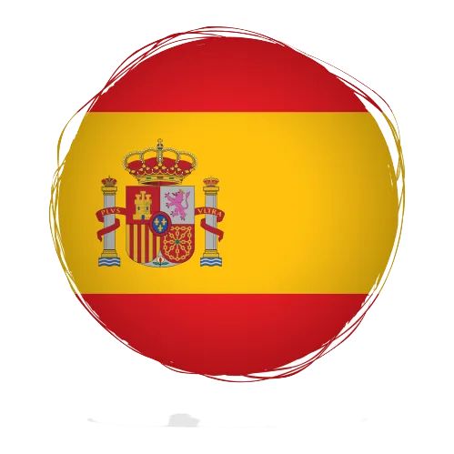 The flag of Spain displays the iconic red and yellow design on a white background. of the Spanish Yasha Ahayah Scriptures